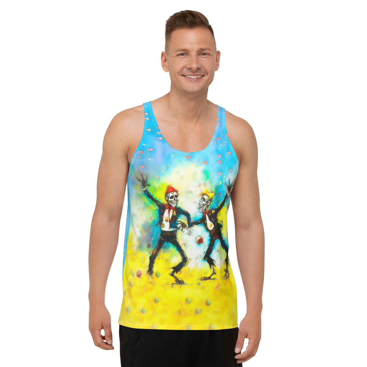 Mysterious Masks Men's All-Over Print Tank Top - Beyond T-shirts