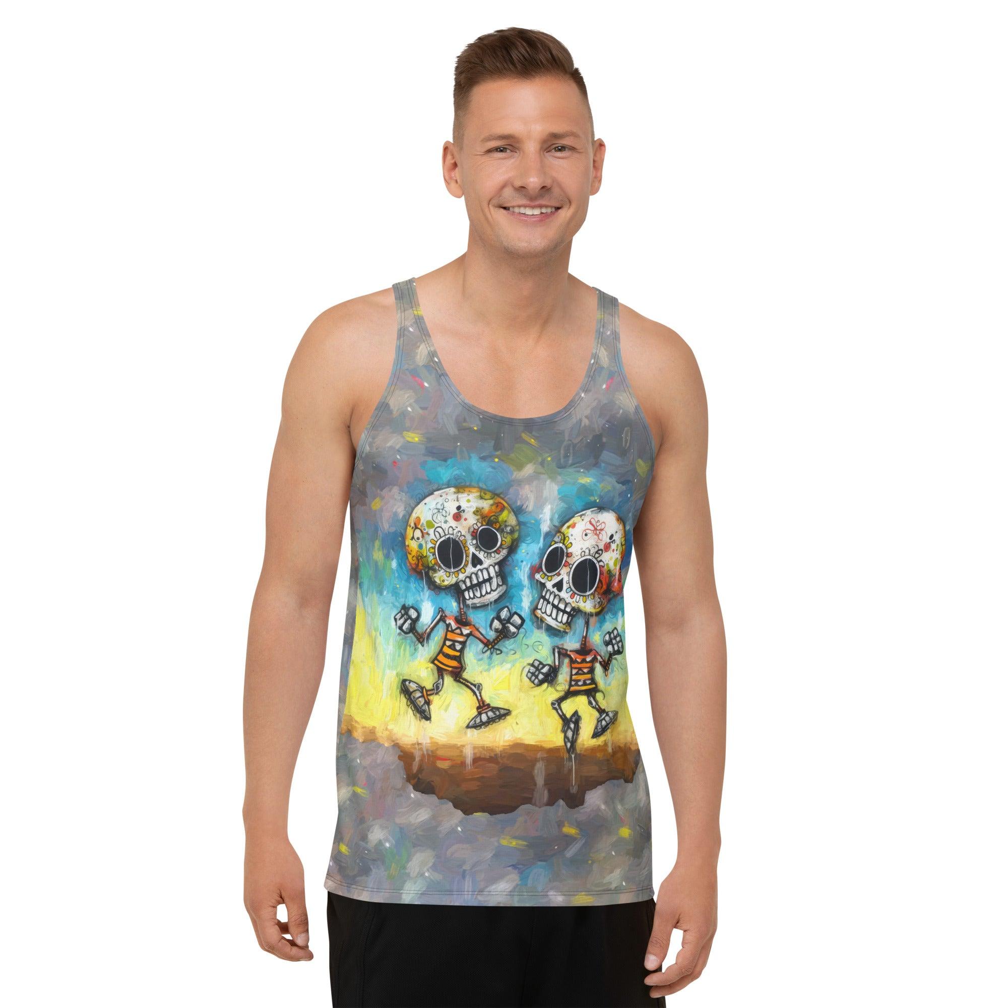 Wickedly Wonderful Cats Men's All-Over Print Tank Top - Beyond T-shirts