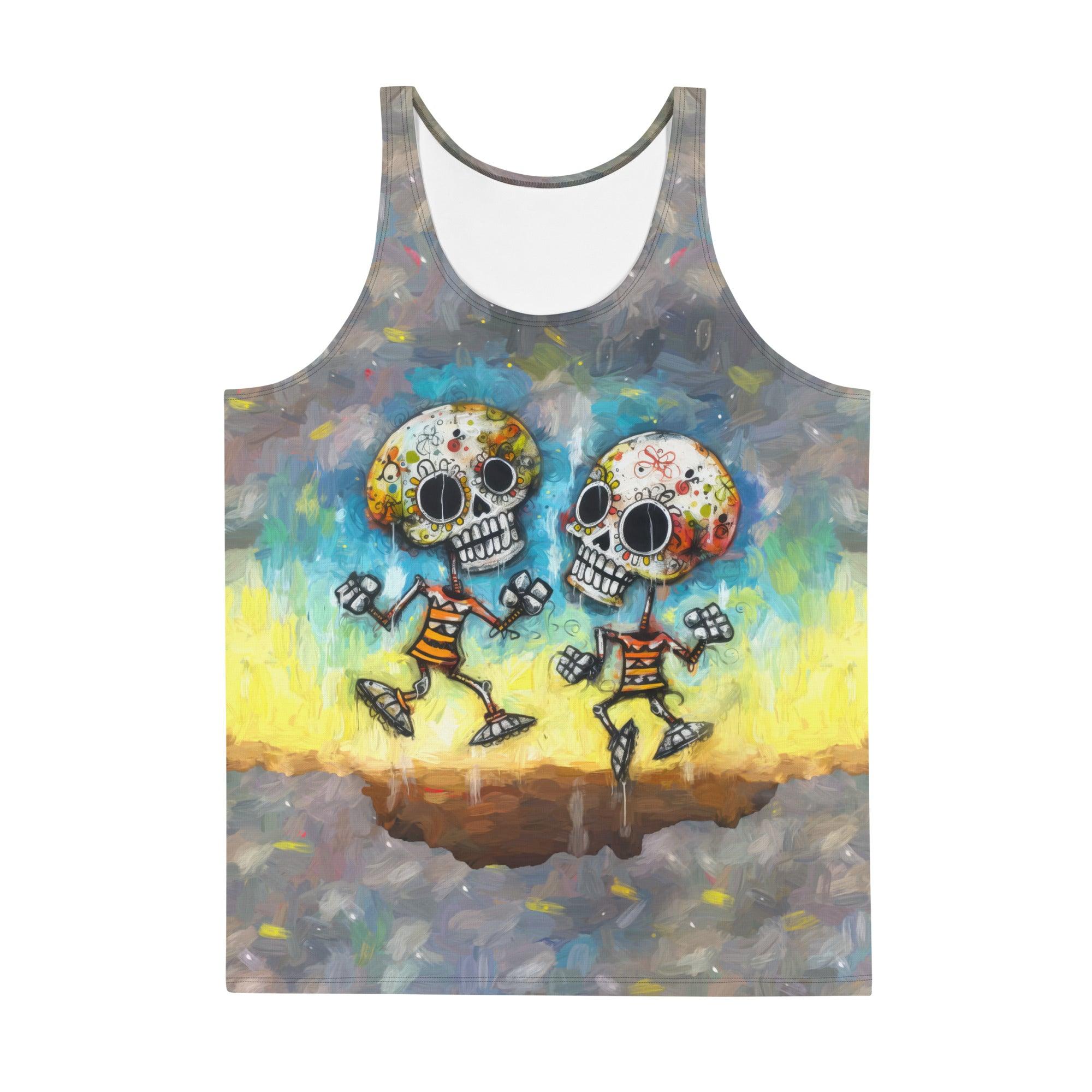 Wickedly Wonderful Cats Men's All-Over Print Tank Top - Beyond T-shirts