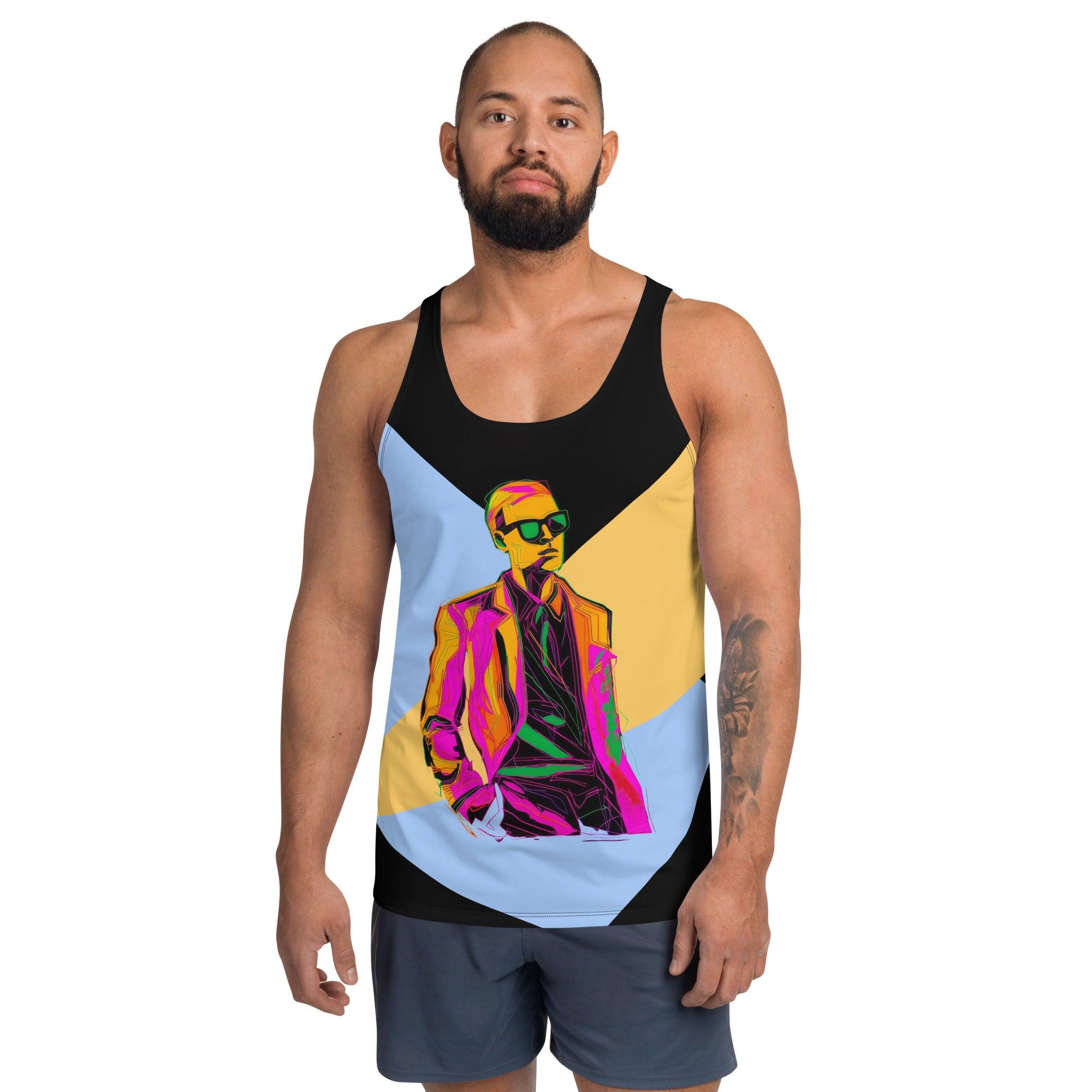 Streetwear Statement Piece Men's All-Over Print Tank Top - Beyond T-shirts