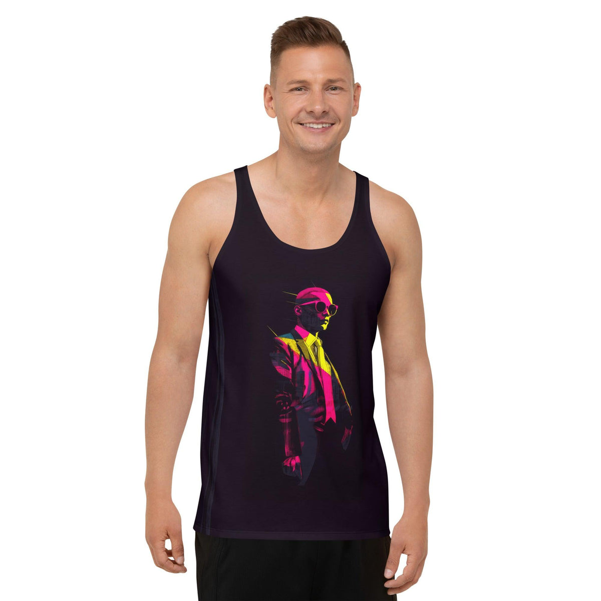 Artistic Expressions Unleashed Men's All-Over Print Tank Top - Beyond T-shirts