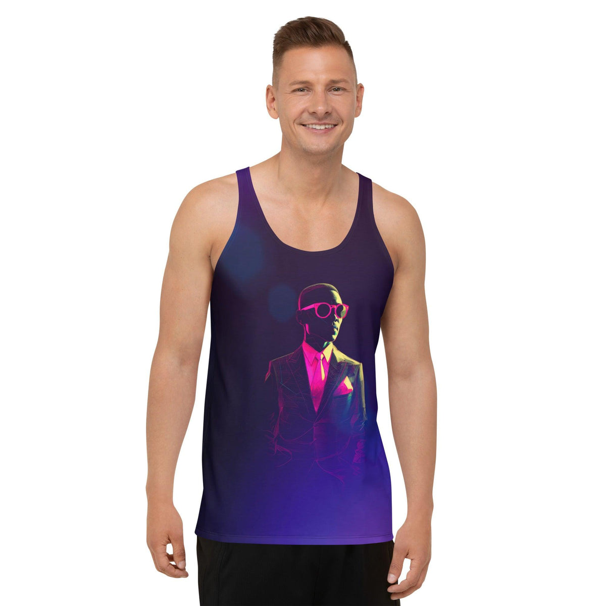 Art Deco Inspired Style Men's All-Over Print Tank Top - Beyond T-shirts