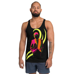 Abstract Art Fusion Men's All-Over Print Tank Top - Beyond T-shirts