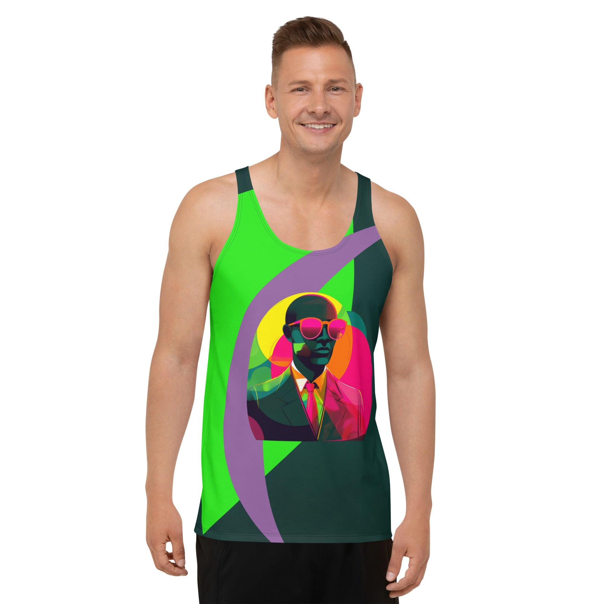 Vintage Vogue Vibes Men's All-Over Print Tank Top - Beyond T-shirts