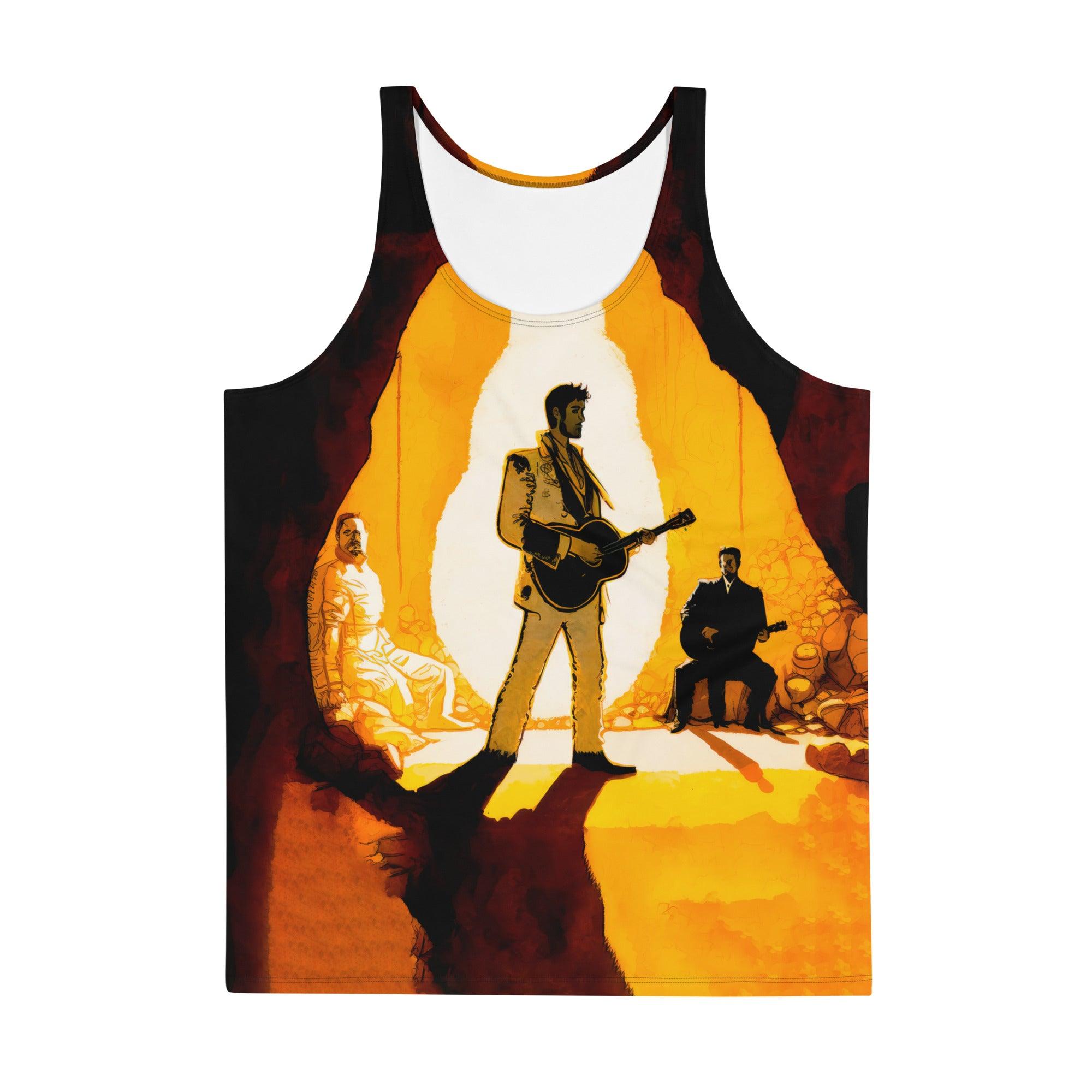 Electric Guitar Groove Men's Tank Top - Beyond T-shirts