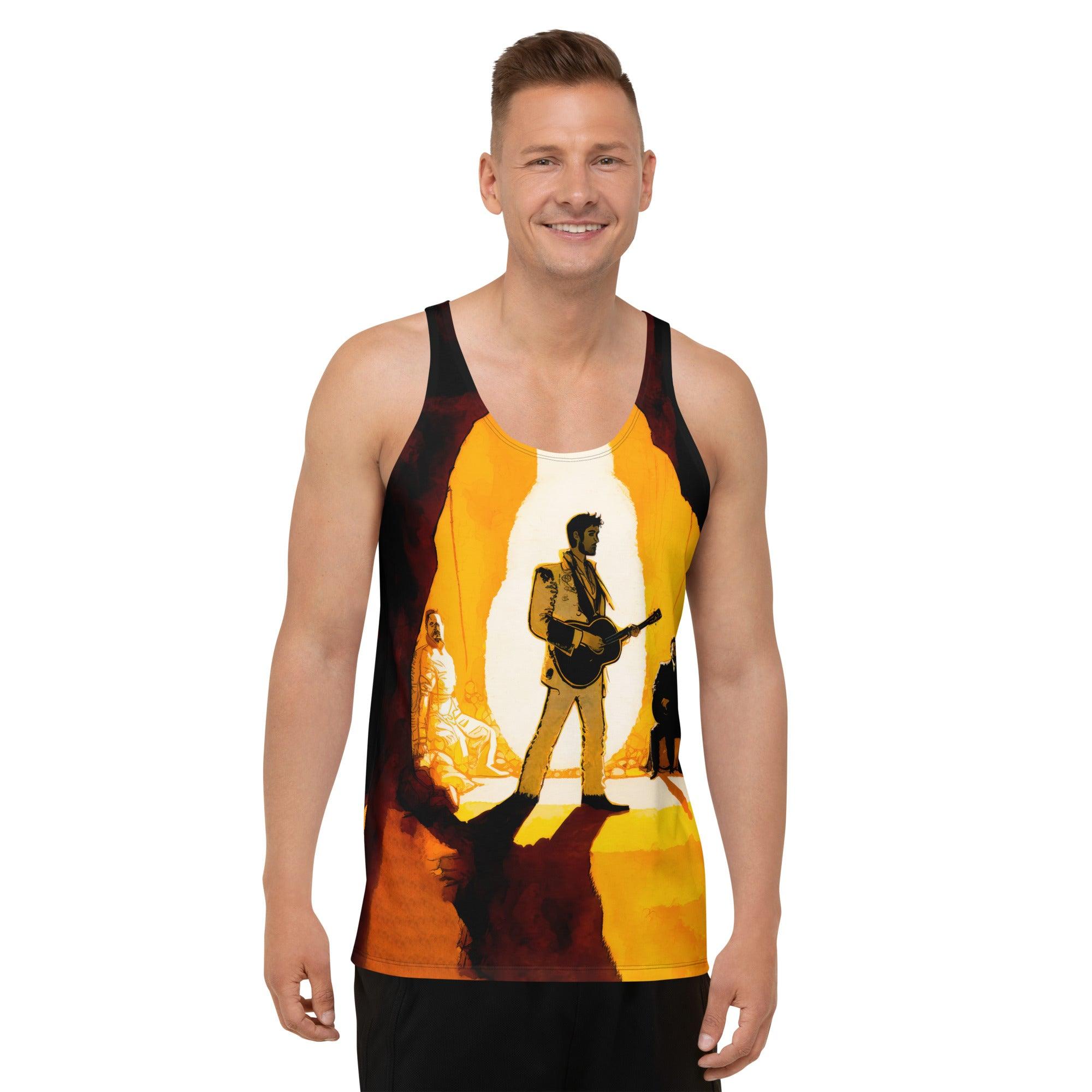 Electric Guitar Groove Men's Tank Top - Beyond T-shirts