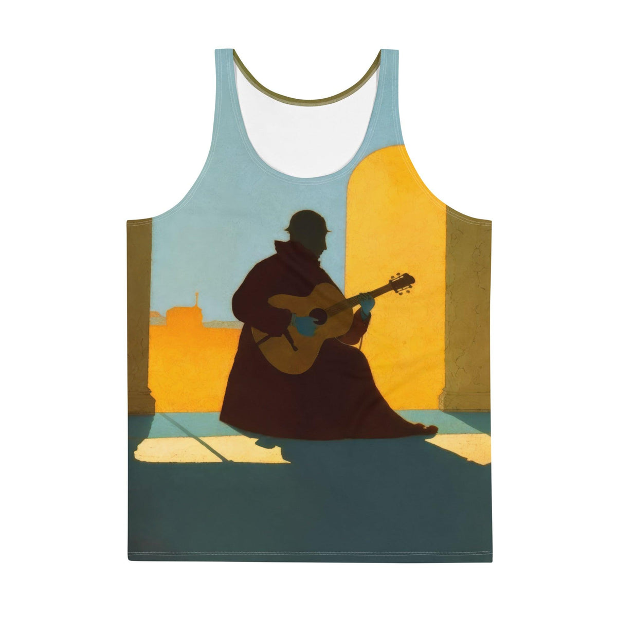 Acoustic Guitar Serenade Men's Tank Tops - Beyond T-shirts