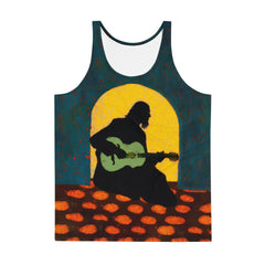 Retro Vinyl Groove Men's Tank Top - Beyond T-shirts