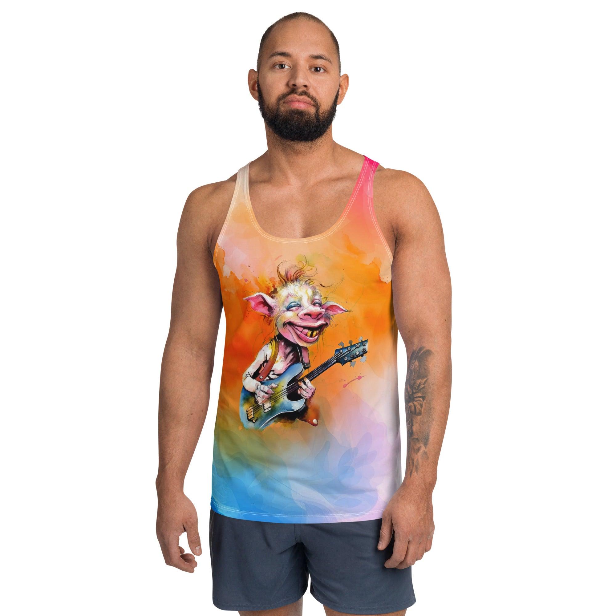 Cartoon Carnival All-Over Print Men's Tank Top - Beyond T-shirts