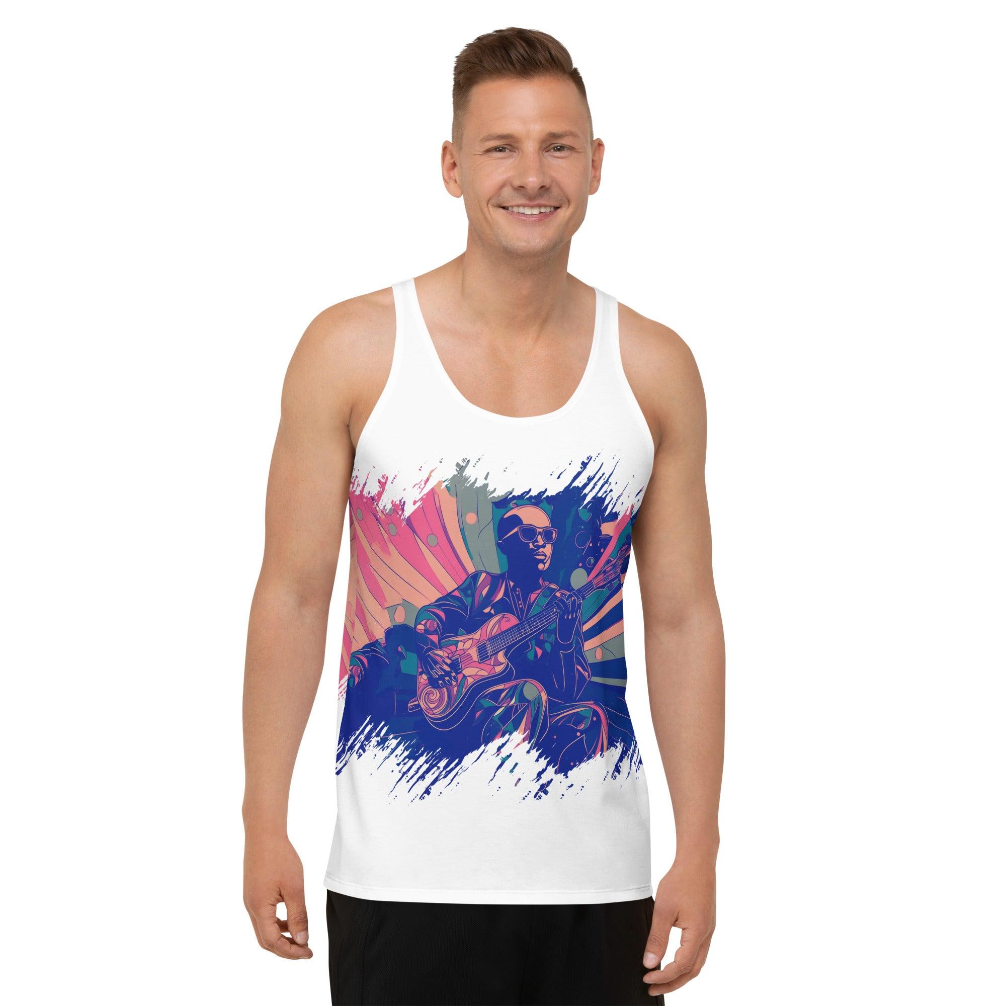 Floral Dreamscape All-Over Print Men's Tank Top - Beyond T-shirts