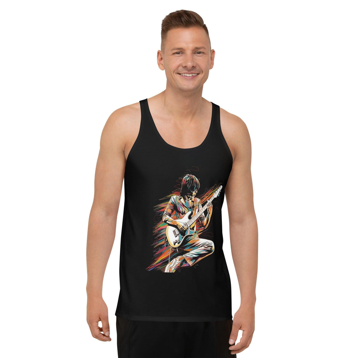 Futuristic Fusion All-Over Print Men's Tank Top - Beyond T-shirts