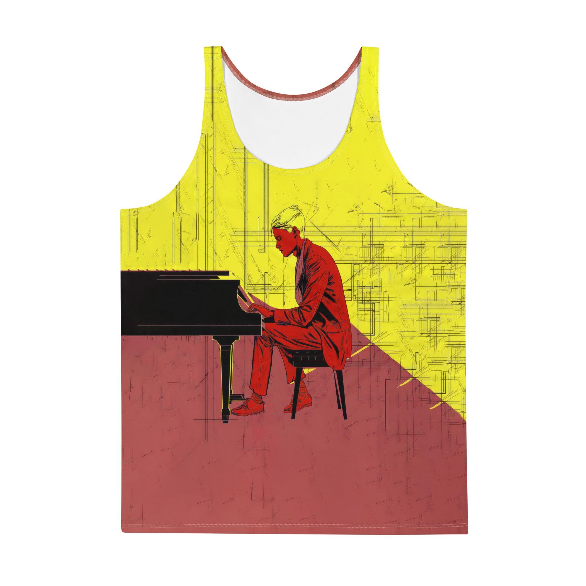 Retro Pop Vibes All-Over Print Men's Tank Top - Beyond T-shirts