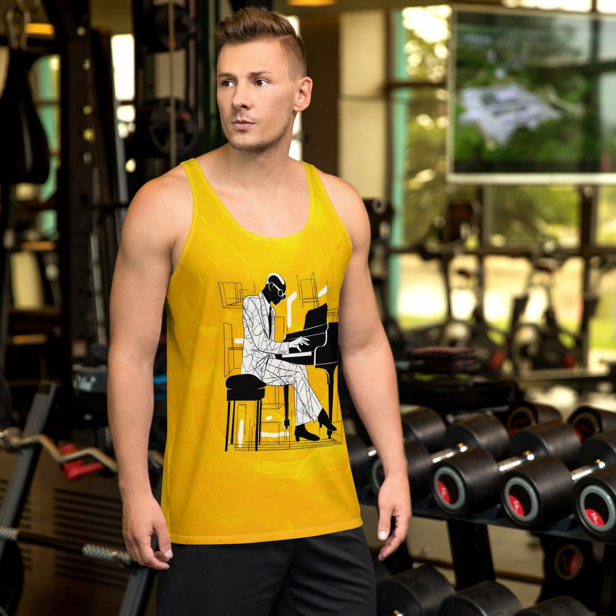 Futuristic Fusion II All-Over Print Men's Tank Top - Beyond T-shirts