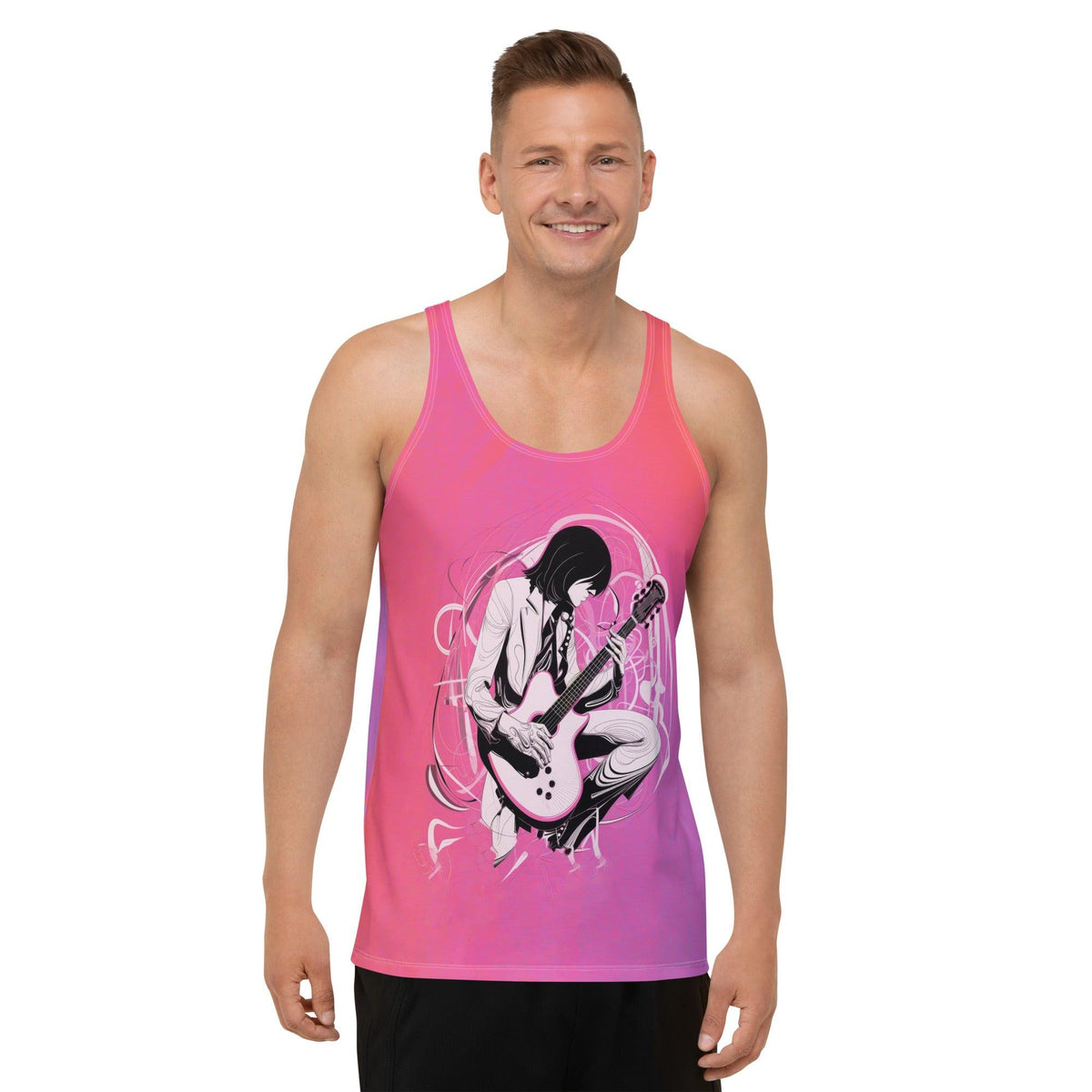 Retro Pop Vibes II All-Over Print Men's Tank Top - Beyond T-shirts