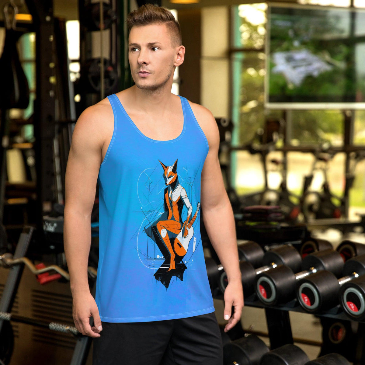 Retro Vibes Revival All-Over Print Men's Tank Top - Beyond T-shirts