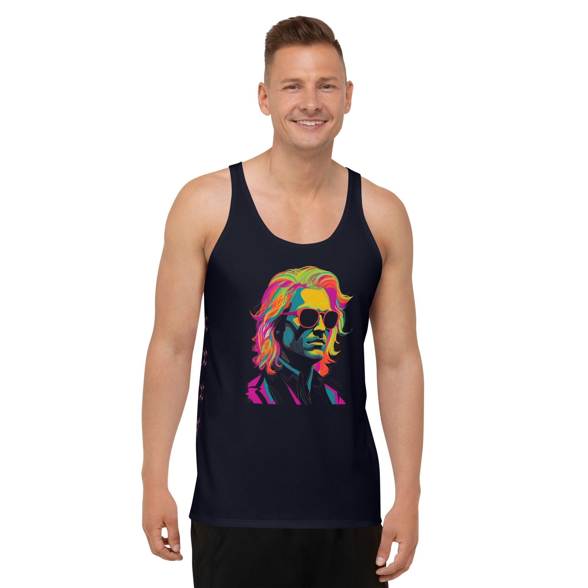 Whimsical Watercolors All-Over Print Men's Tank Top - Beyond T-shirts