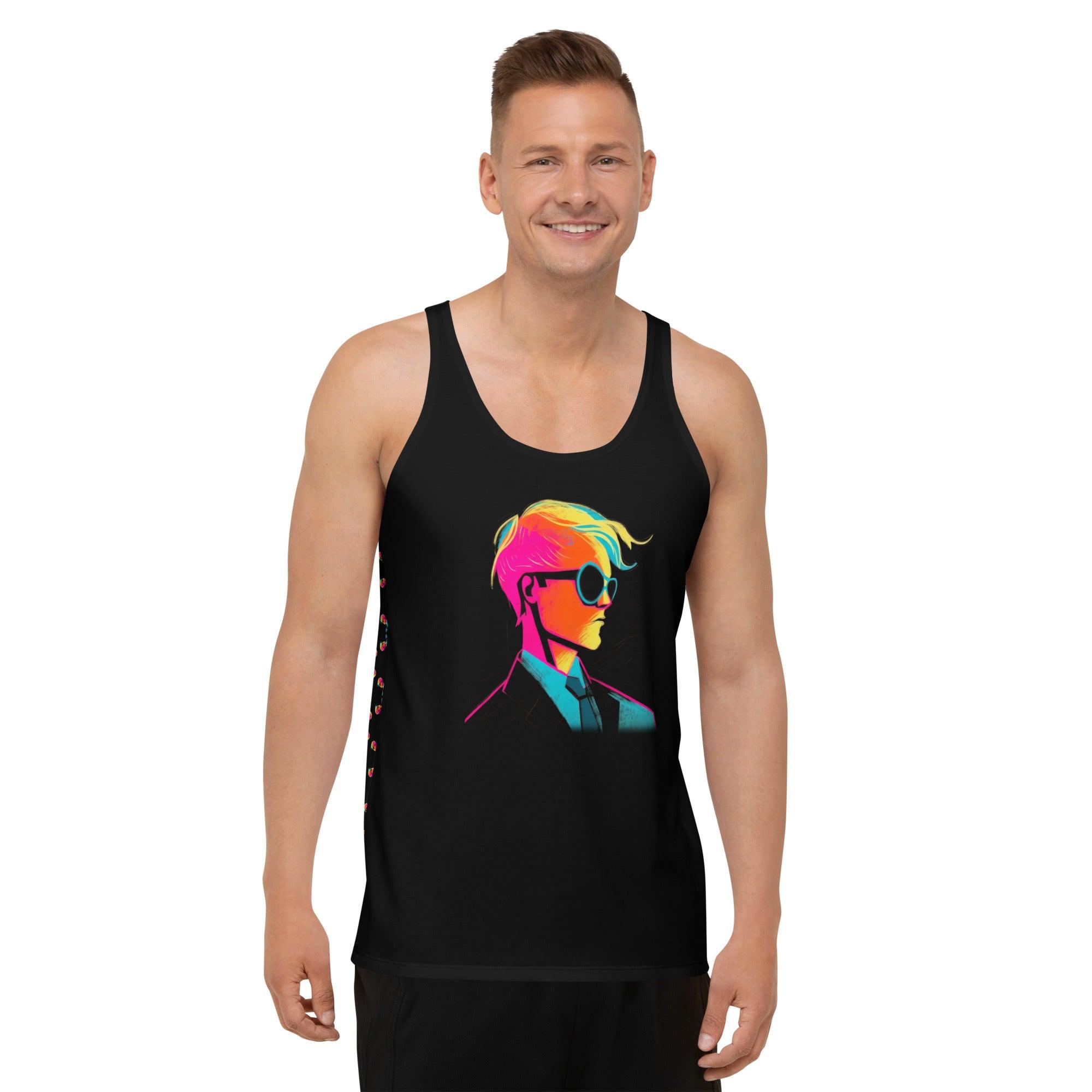 Street Art Statement All-Over Print Men's Tank Top