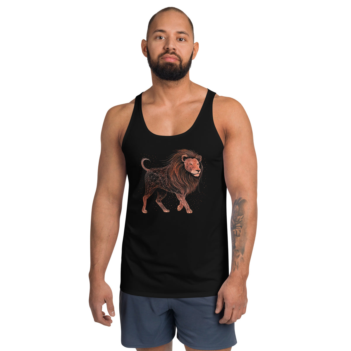 Whimsical Wolf Whirl Tank Top
