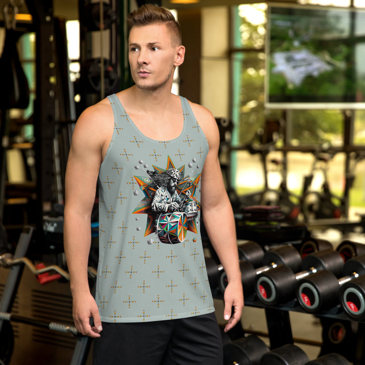 Melodious Motifs Men's Tank Top