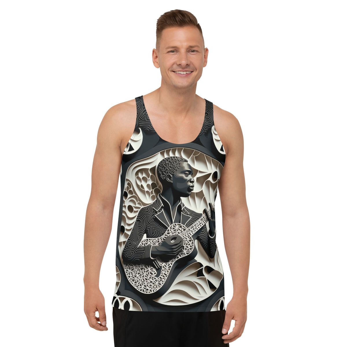 Fiddler's Fit All-Over Print Men's Tank Top