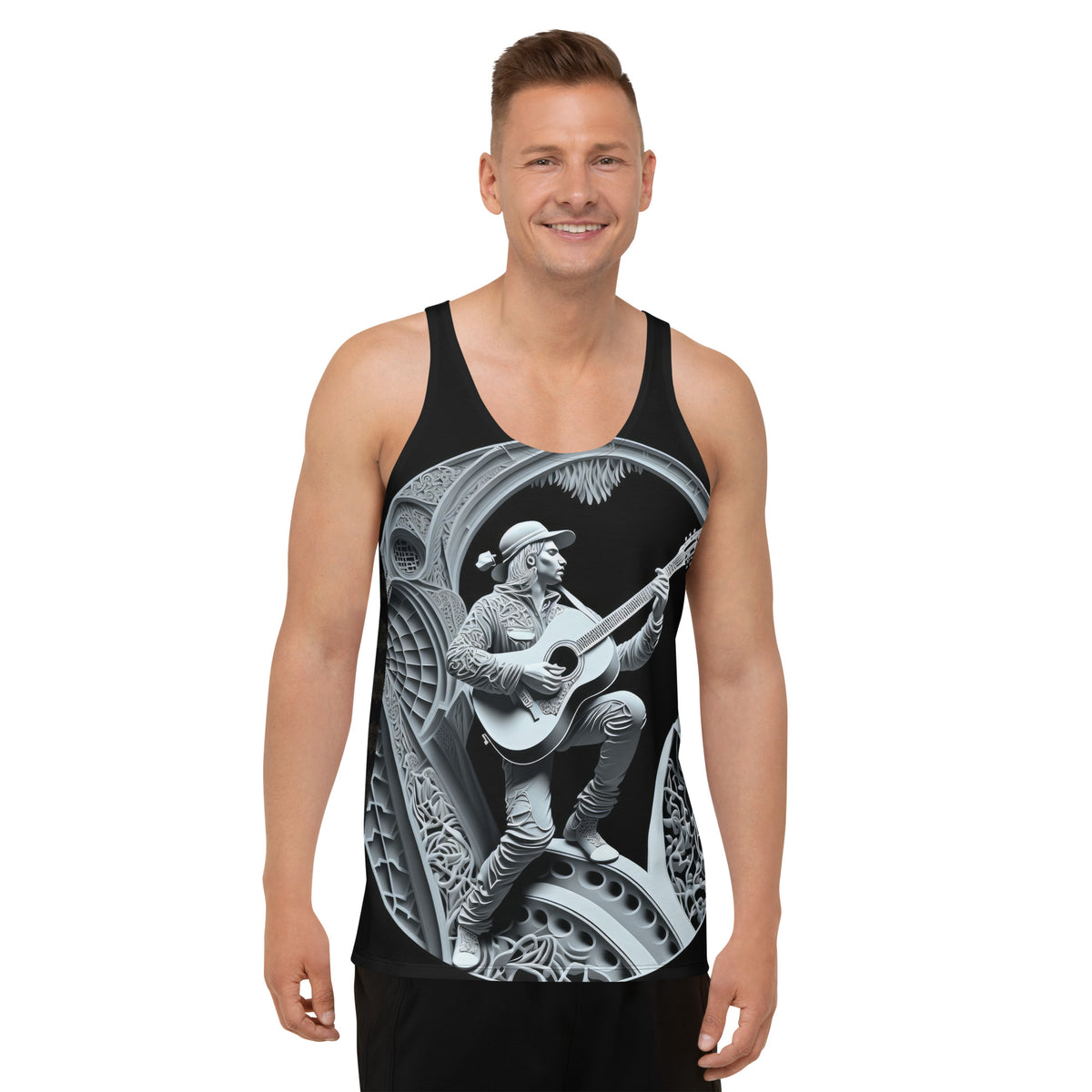 Electric Echo All-Over Print Men's Tank Top