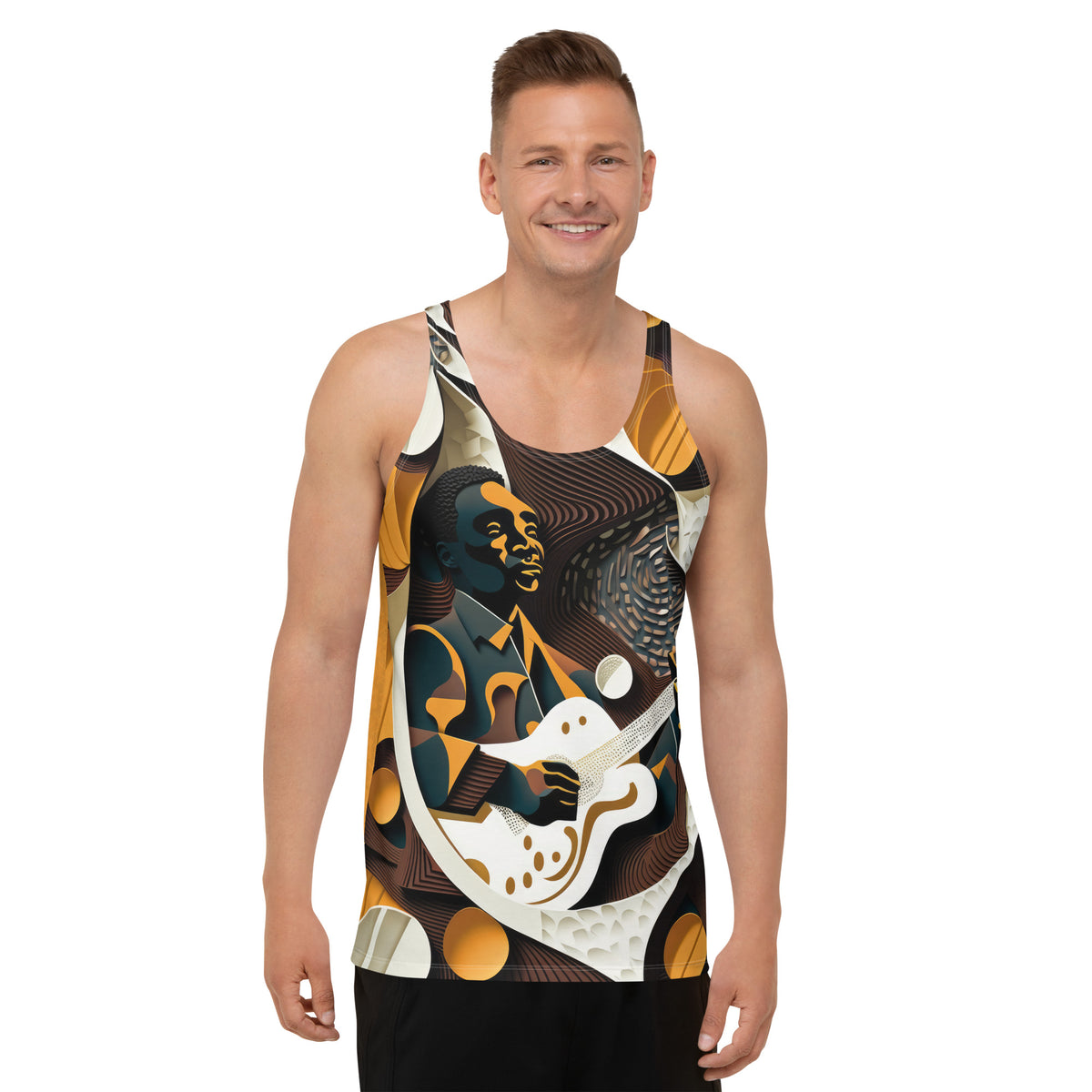 Six-String Summer Men's Tank Top