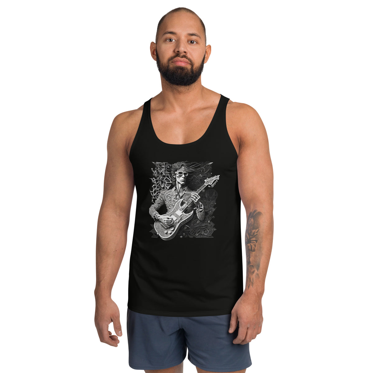 Sonic Waves All-Over Print Men's Tank Top