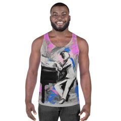 Abstract Monochrome Men's Tank Top