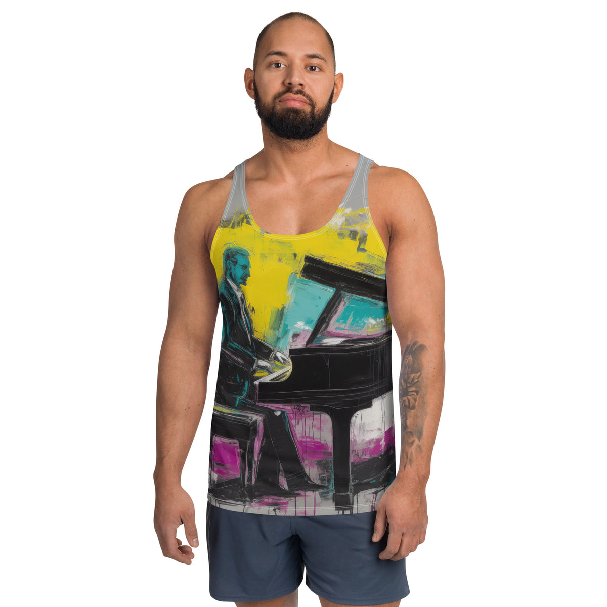 Serene Canvas Men's Tank Top