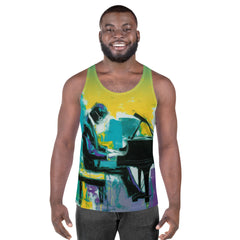 Abstract Zen Men's Tank Top