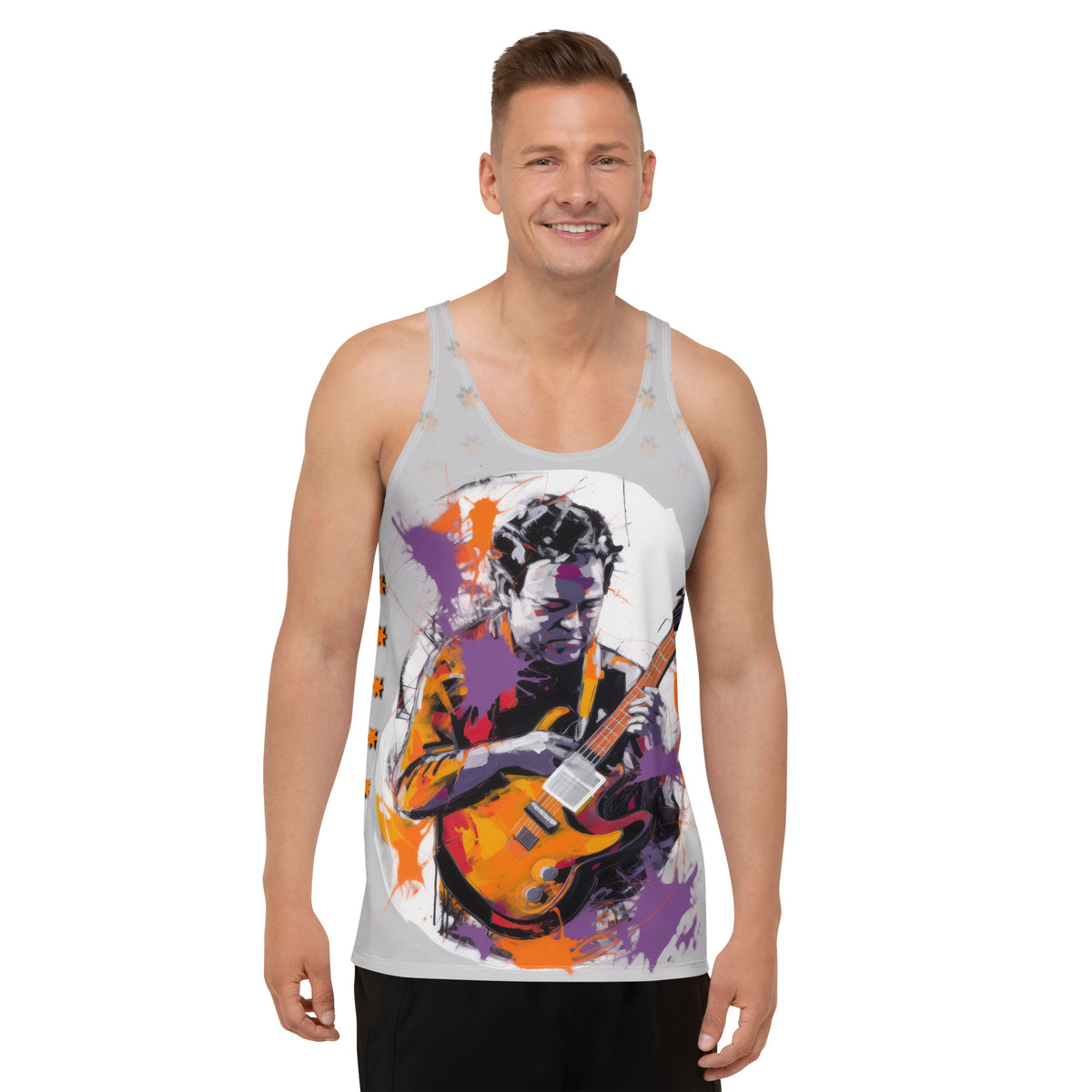 Abstract Ember Men's Tank Top