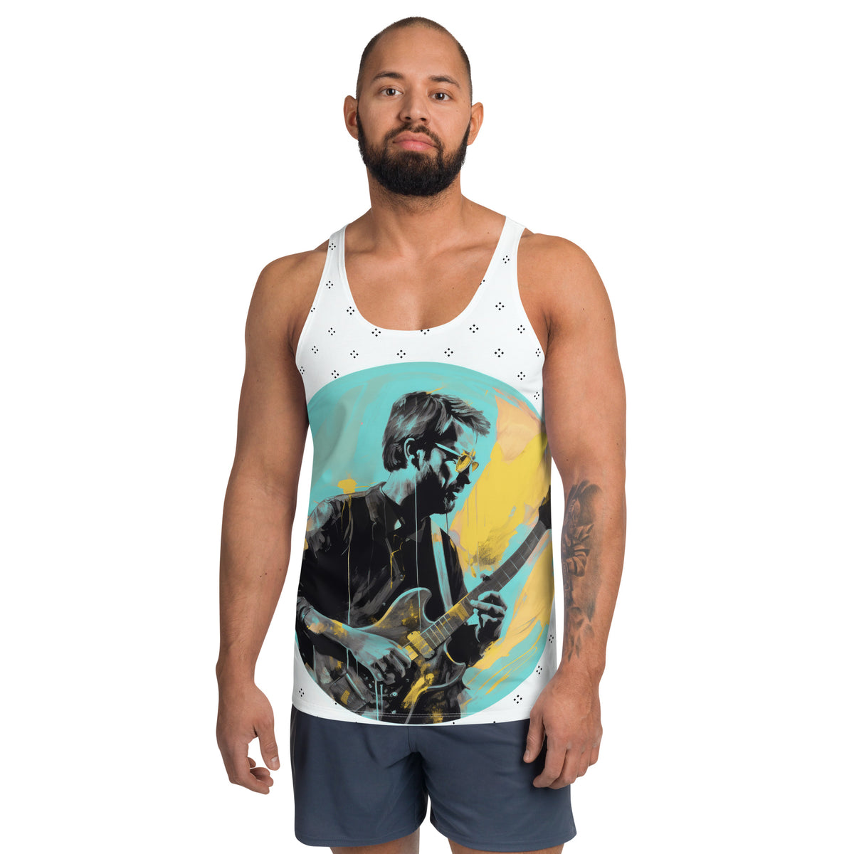 Monochrome Minimalism Men's Tank Top