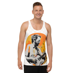 Modern Minimalist All-Over Print Men's Tank Top