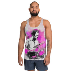 Geometric Illusion All-Over Print Men's Tank Top