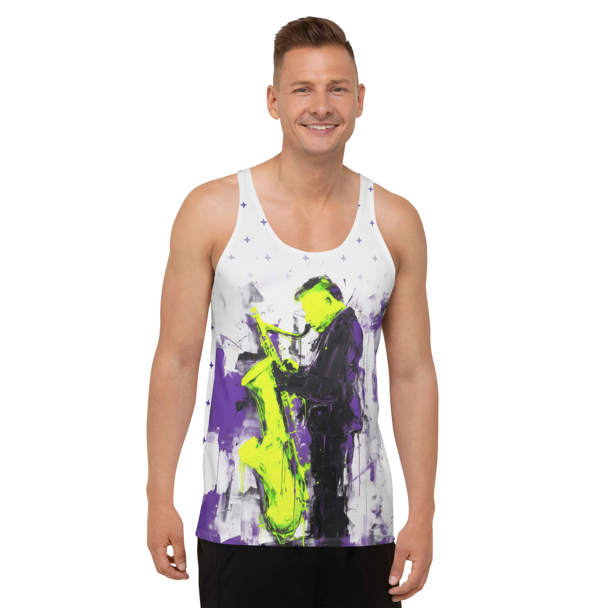 Minimalist Dreamscape All-Over Print Men's Tank Top