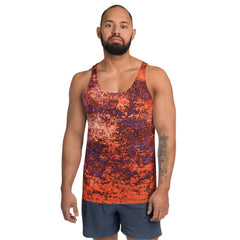 Rustic Elegance All-Over Print Men's Tank Top