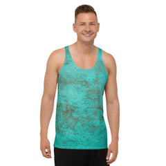 Weathered Stone All-Over Print Men's Tank Top