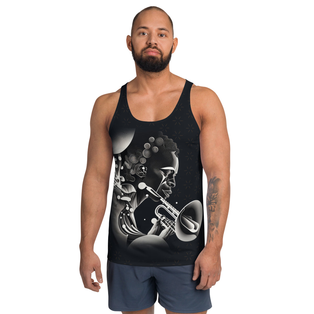 Greatest Fitness Guru All-Over Print Men's Tank Top