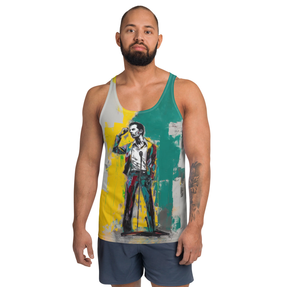 Abstract Illusion All-Over Print Men's Tank Top