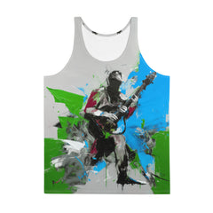 Tranquil Shadows Minimalist Abstract Men's Tank Top