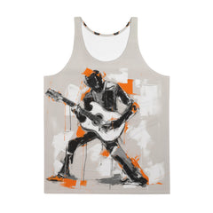 Tranquil Lines Abstract Men's Tank Top