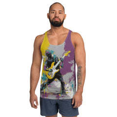 Zen Garden Minimalist Abstract Men's Tank Top