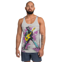 Cosmic Connection Abstract Men's Tank Top