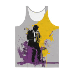 Abstract Reflections Minimalist Men's Tank Top