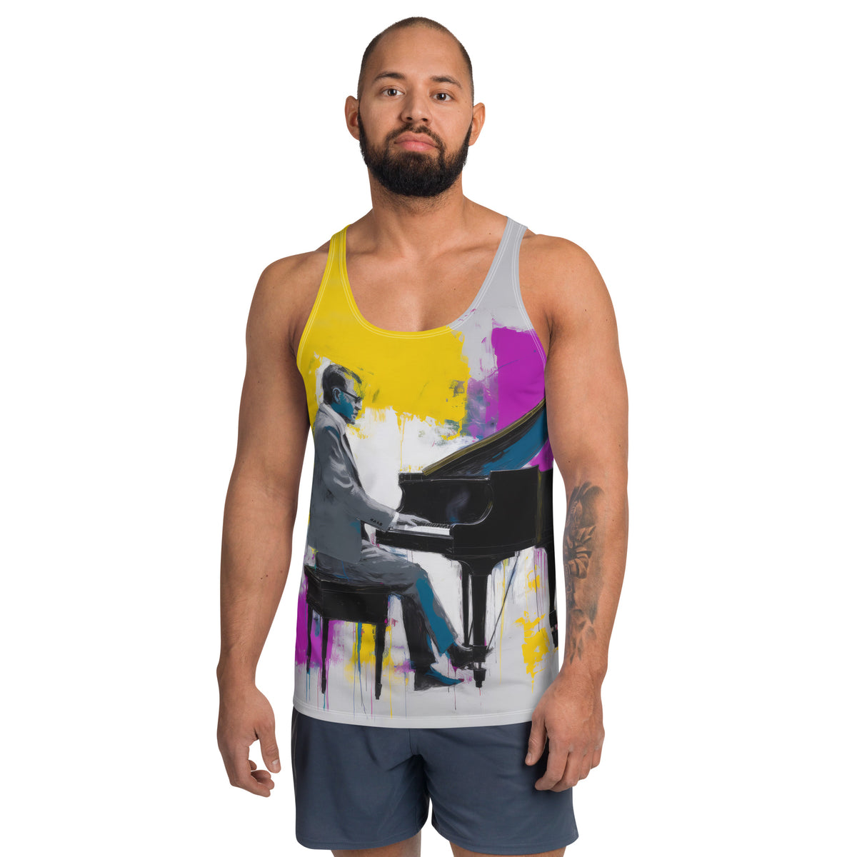 Nature's Symphony Abstract Men's Tank Top