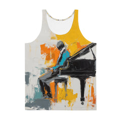 Abstract Elegance Minimalist Men's Tank Top