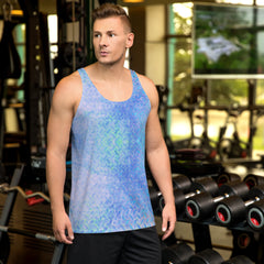 Satin Dream Texture Men's Tank Top