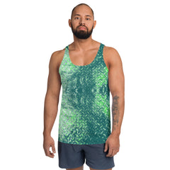 Waffle Weave Texture Men's Tank Top