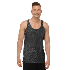 Linen Luxury Texture Men's Tank Top