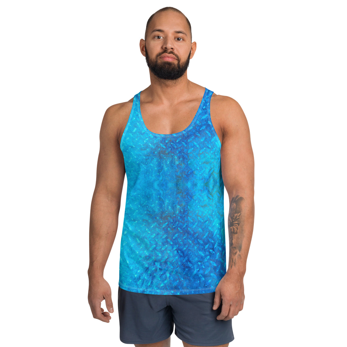 Bamboo Bliss Texture Men's Tank Top